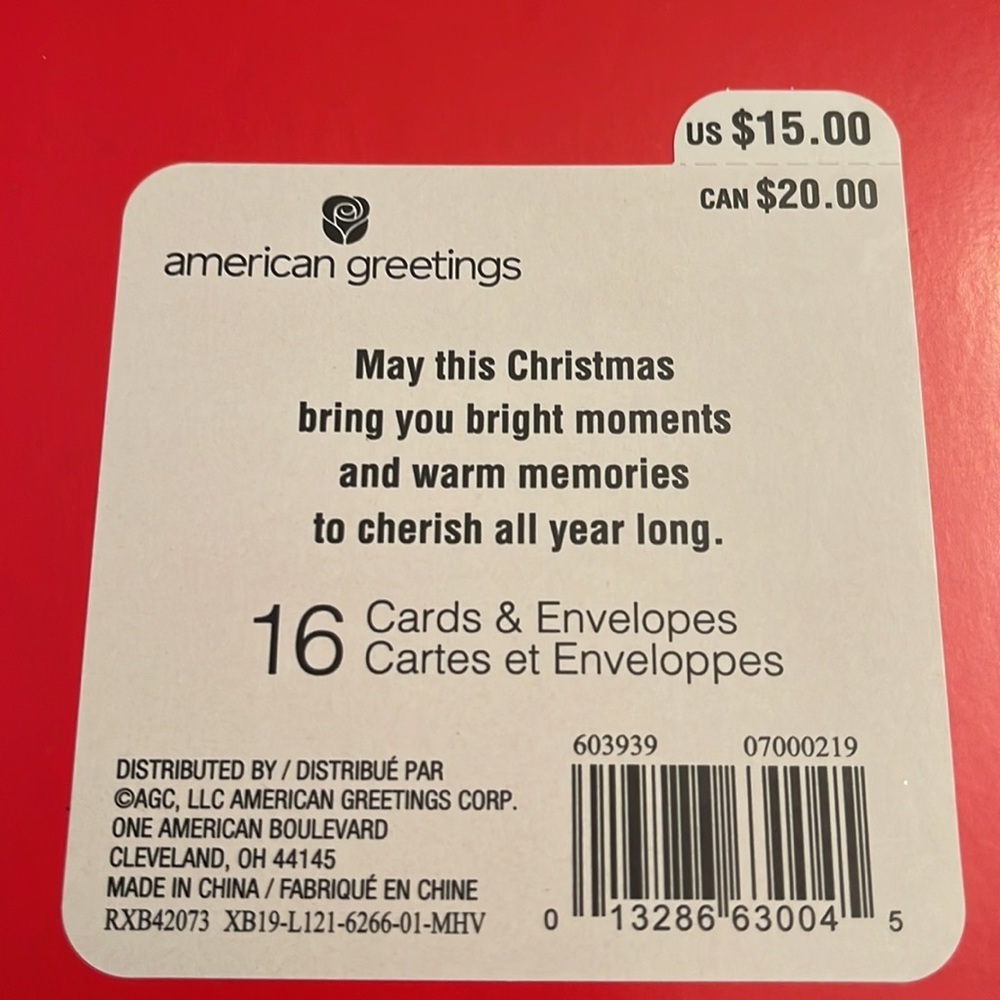 Four boxes of American Greetings Christmas cards - Picture 8 of 8